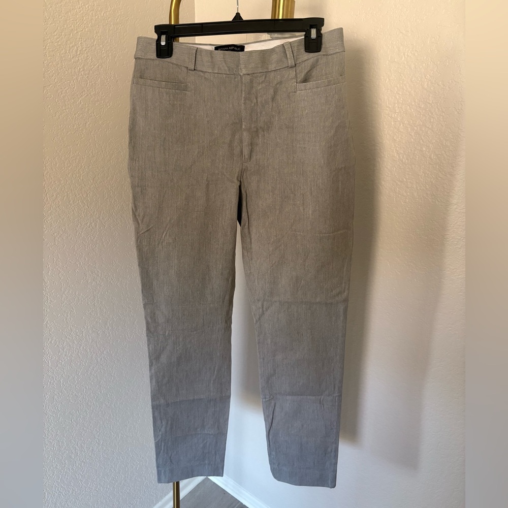 Banana Republic Light Gray The Sloan Pant